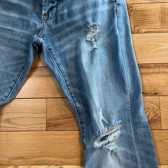 American Eagle Outfitters Ripped Skinny Jeans - Blue - Picture 4 of 9